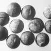 A selection of lead musket bullets of 12- and 14-bore. (Colin Martin)