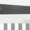 Stave from an outward-flaring vessel (DP03/072). Scale 10 centimetres. (Colin Martin)
