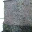 The NE corner of the building fronting Kiln B, showing two clear phases of construction. (Paula Martin)