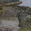 Looking down to the ruined quay from the top of Kiln A. (Colin Martin)