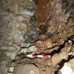 Brick-built interior of the lower left-hand pot of Kiln B. Scale in 10cm increments. (Colin Martin)