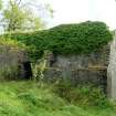 The lean-to building at the rear of Kiln B. Scale 2 metres. (Paula Martin)