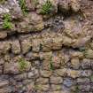 Detail of the upper lining of the pot of Kiln A showing its lining of end-laid brickwork. (Colin Martin)