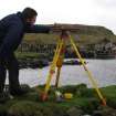Within the Total Station network much of the detailed survey was done by plane table. (Colin Martin)