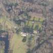 Oblique aerial view of Formakin House and gardens, looking to the NNW.