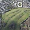 Oblique aerial view of the Prestonfield Golf Course and World War One trench system, looking W.