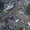 Oblique aerial view of Stirling Enterprise and Phoenix Industrial Estates, looking NW.