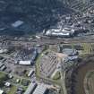 Oblique aerial view of Stirling Enterprise and Phoenix Industrial Estates, looking WSW.