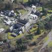 Oblique aerial view of Queen Victoria School, looking ESE.