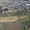 Oblique aerial view of the King's Knot and Stirling Castle, looking ENE.