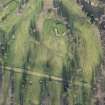 Oblique aerial view of part of the golf course and the disused race course,  looking ENE.