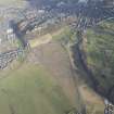 General oblique aerial view of the King's Park, the King's Knot, the golf course and the disused race course and Stirling Castle, looking ENE.