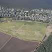 Oblique aerial view of Wormit Hill Inner Landward Defences, looking NW.