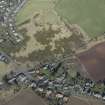 Oblique aerial view of Wormit Hill Inner Landward Defences, looking NNE.