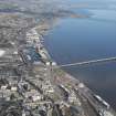 General oblique aerial view of Dundee, looking E.