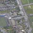 Oblique aerial view of Montrose Drill Hall, looking WSW.