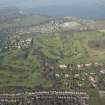 Oblique aerial view of Royal Burgess Golf Course and Bruntsfield Golf Course, looking to the N.