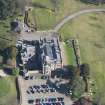 Oblique aerial view of Ratho Park Country House, looking to the ENE.