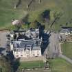 Oblique aerial view of Ratho Park Country House, looking to the NNW.