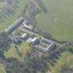 Oblique aerial view of Duddingston House Hotel, looking to the SW.