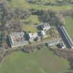 Oblique aerial view of Duddingston House Hotel, looking to the E.