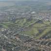 Oblique aerial view of Falkirk Tryst Golf Course, looking to the W.