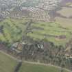 Oblique aerial view of Braehead Golf Course, looking to the N.