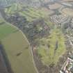 Oblique aerial view of Braehead Golf Course, looking to the NW.