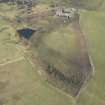 Oblique aerial view of military defences on Gallow Hill, looking E.