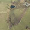 Oblique aerial view of military defences on Gallow Hill, looking ENE.
