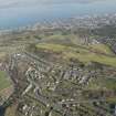 Oblique aerial view of Greenock Golf Course, looking to the NE.