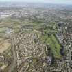 Oblique aerial view of Whitecraigs Golf Course, looking NE.