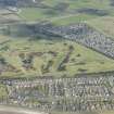 Oblique aerial view of Kilmarnock Barassie Golf Course, looking E.