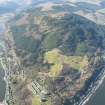 Oblique aerial view of Strone and Blairmore and Strone Golf Course, looking to the NNW.