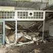 Interior. Ground Floor. Dispatch and Office Area. View of partially demolished former office area.