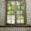 Interior. Ground floor. Former milk receiving area, post 1911, from south. Detail of window.