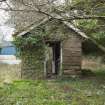 Glasshouse, potting shed end. View from West.