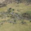 Oblique aerial view of Leadhills and Leadhills Golf Course, looking N.