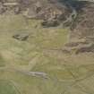 Oblique aerial view of Leadhills and Leadhills Golf Course, looking NW.
