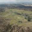 Oblique aerial view of Leadhills and Leadhills Golf Course, looking WSW.