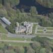 Oblique aerial view of Auchen Castle Country House, looking NE.