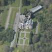 Oblique aerial view of Auchen Castle Country House, looking NW.