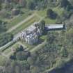 Oblique aerial view of Auchen Castle Country House, looking W.