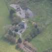 Oblique aerial view of Lochhouse Tower, looking SW.