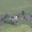 Oblique aerial view of Lochhouse Tower, looking ENE.
