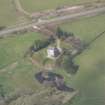 Oblique aerial view of Lochhouse Tower, looking NW.