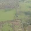 Oblique aerial view of shooting range target, looking N.