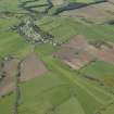 Oblique aerial view of Midlem and Midlem Airfield, looking WSW.