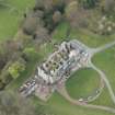 Oblique aerial view of Penicuik House, looking W.
