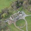Oblique aerial view of Penicuik House, looking WSW.